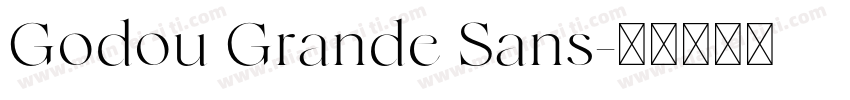 Godou Grande Sans字体转换